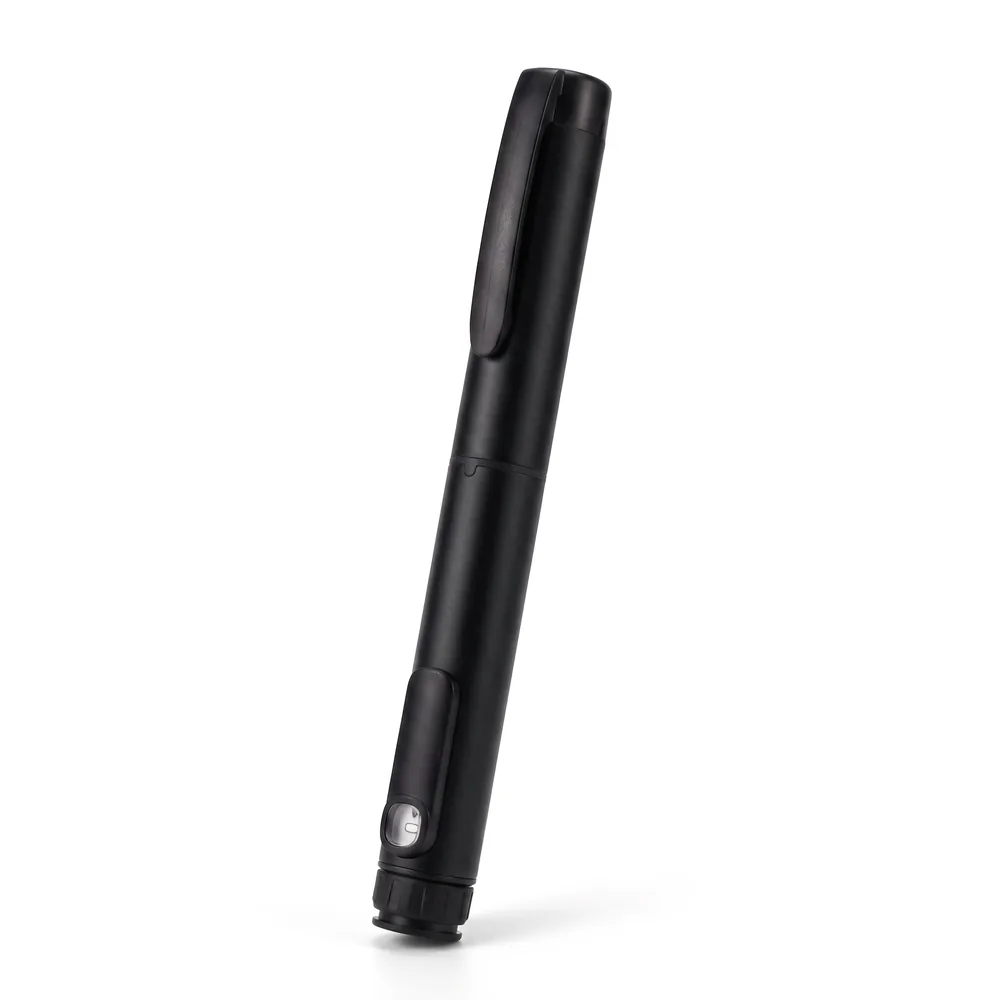 V5 pen in black — 80 unit reusable injector pen with retracting needle